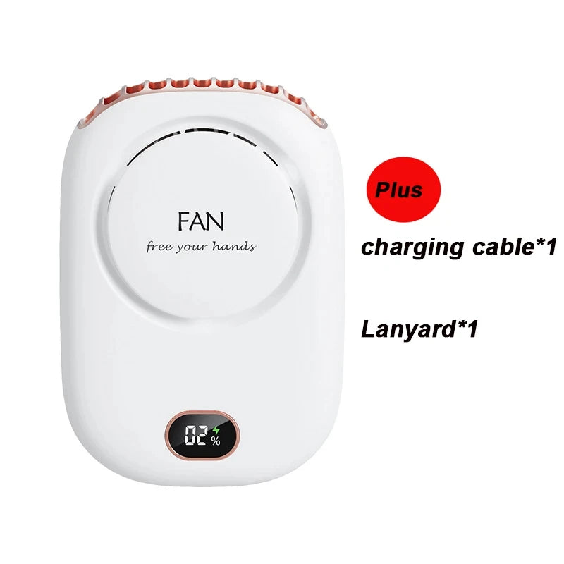 Ventilateur Portable Sans Hélice - Modèle Tour de Cou - Mini Portable Neck Fan. - AirSoin