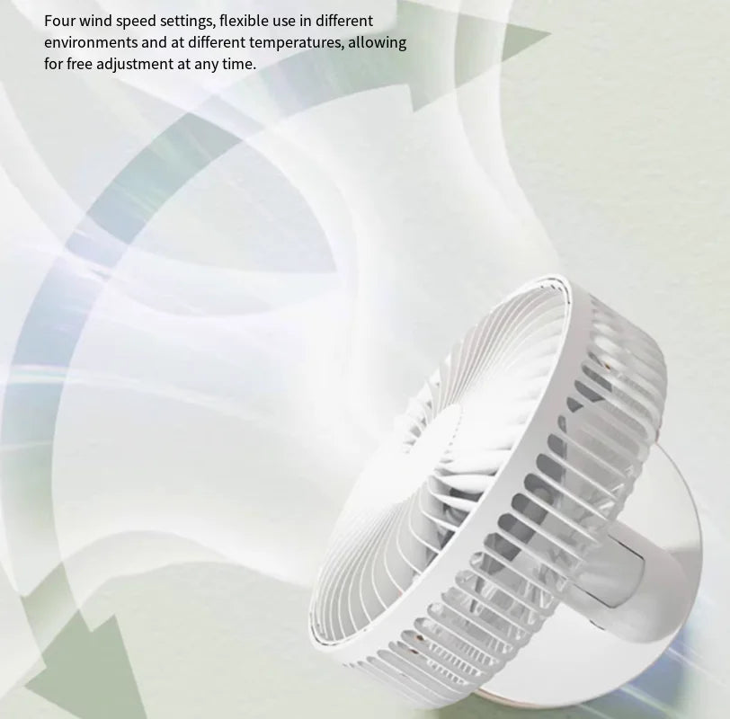 Ventilateur USB de Bureau – Silencieux, Portable, Puissant | Mini Ventilateur Étudiant / Maison / Bureau - AirSoin
