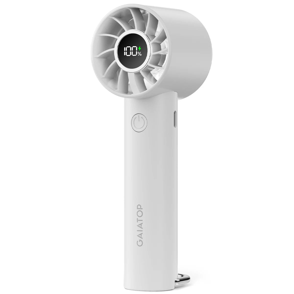 Ventilateur Portatif Mini – Ventilateur de Poche avec Écran LED & Lampe Torche, 3 Vitesses, Batterie USB Rechargeable 2000mAh - AirSoin