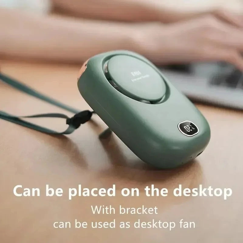 Ventilateur Portable Sans Hélice - Modèle Tour de Cou - Mini Portable Neck Fan. - AirSoin