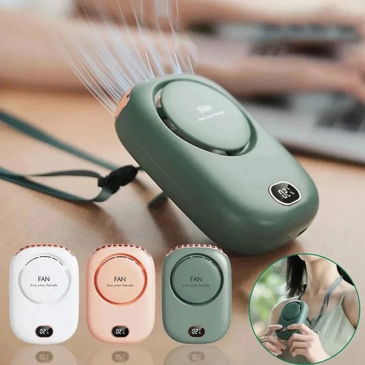 Ventilateur Portable Sans Hélice - Modèle Tour de Cou - Mini Portable Neck Fan. - AirSoin