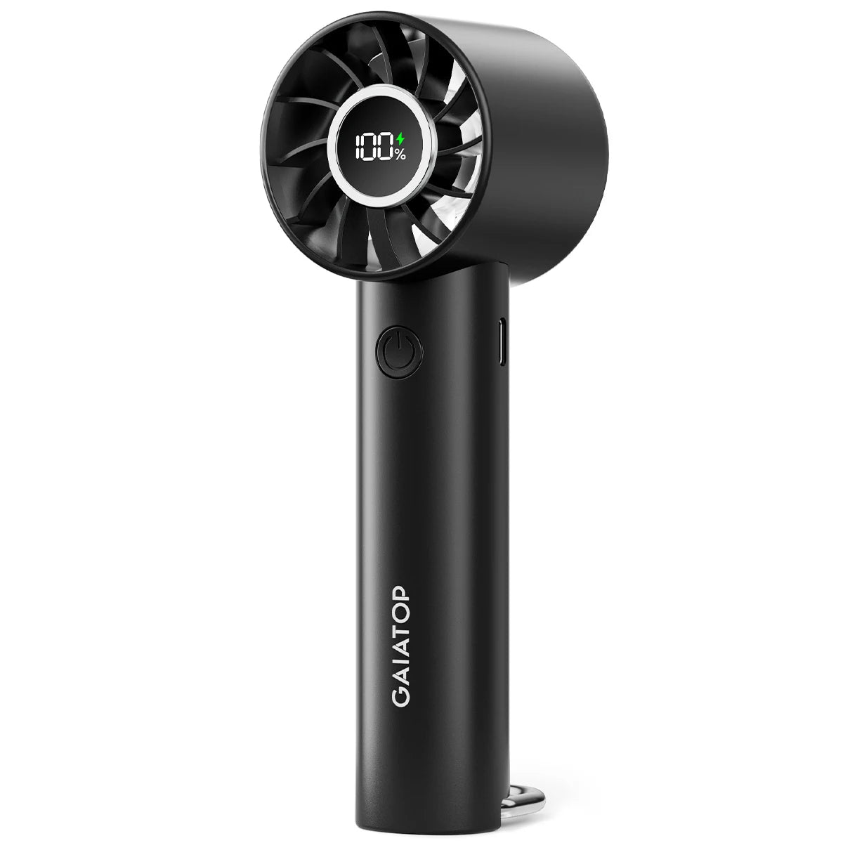 Ventilateur Portatif Mini – Ventilateur de Poche avec Écran LED & Lampe Torche, 3 Vitesses, Batterie USB Rechargeable 2000mAh - AirSoin