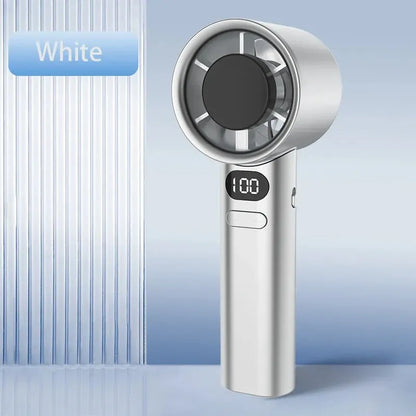Ventilateur Portable Sans Pales – 120 Vitesses, Mini Ventilateur USB Rechargeable à Main - AirSoin