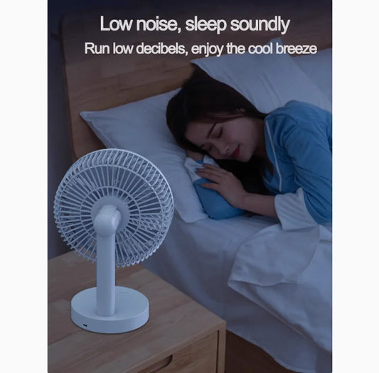 Ventilateur USB de Bureau – Silencieux, Portable, Puissant | Mini Ventilateur Étudiant / Maison / Bureau - AirSoin