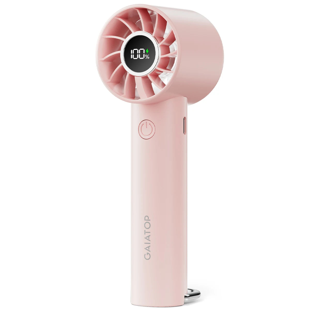 Ventilateur Portatif Mini – Ventilateur de Poche avec Écran LED & Lampe Torche, 3 Vitesses, Batterie USB Rechargeable 2000mAh - AirSoin